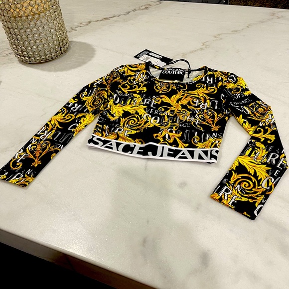 Versace Jeans Couture Crop Top - Picture 1 of 1